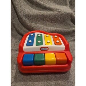 Little Tikes Red Tap A Tune Piano Baby Toy Music Works Vintage